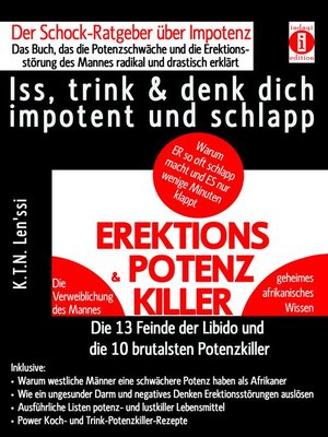 cover image of EREKTIONS & POTENZ-KILLER – Iss, trink & denk dich impotent und schlapp